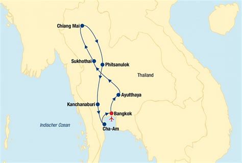 thailand urlaub rundreise und baden